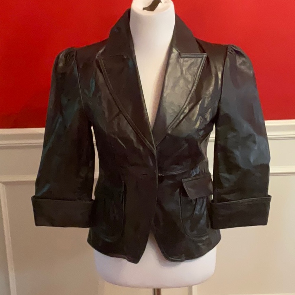 Vintage NWT Arden B Leather Jacket.